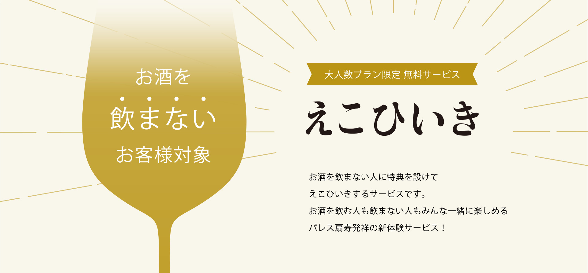 2人だけの特別な会から、大きなパーティーまで、あらゆる宴を、あなたらしくお手伝いします。
